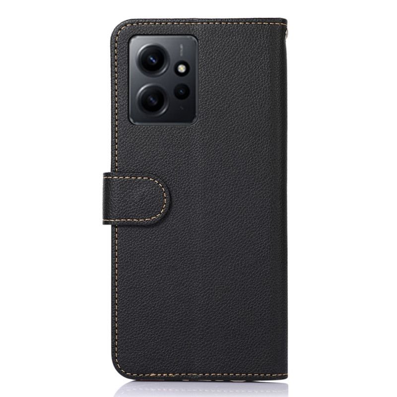 Flip Cover Xiaomi Redmi Note 12 4G Lychee Style Rfid Khazneh