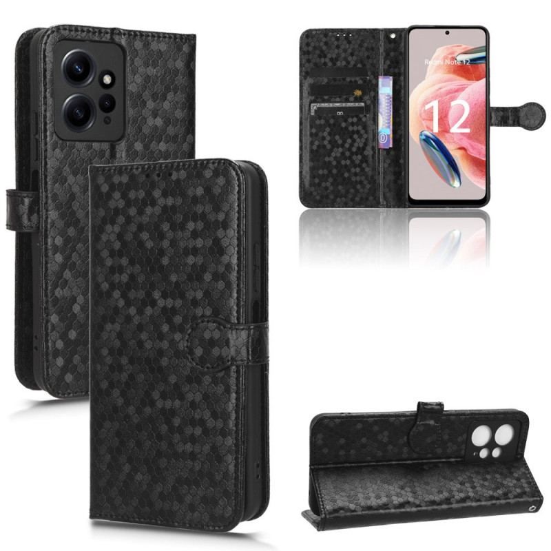 Flip Cover Xiaomi Redmi Note 12 4G Med Snor 3d Strappy Design