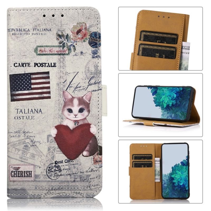 Flip Cover Xiaomi Redmi Note 12 4G Rejsende Kat