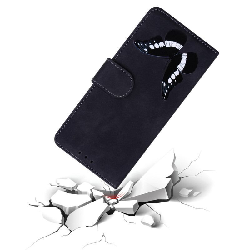 Flip Cover Xiaomi Redmi Note 12 4G Sommerfugle Design