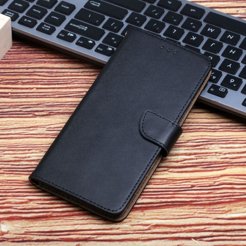 Flip Cover Xiaomi Redmi Note 12 5G Ægte Nappa Læder