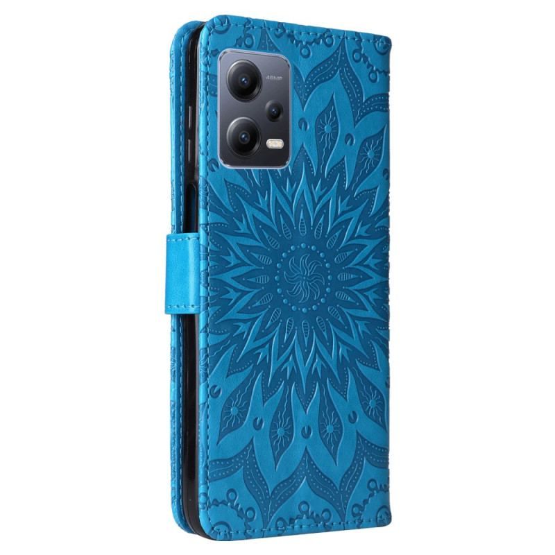 Flip Cover Xiaomi Redmi Note 12 5G Sol Med Snor