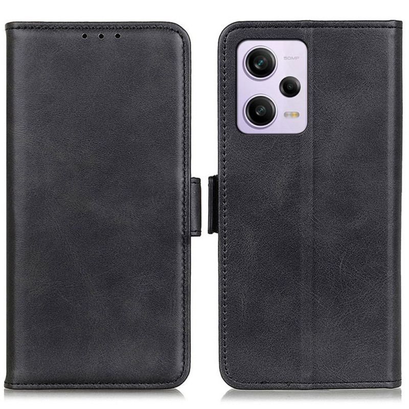 Flip Cover Xiaomi Redmi Note 12 Pro Dobbelt Lås