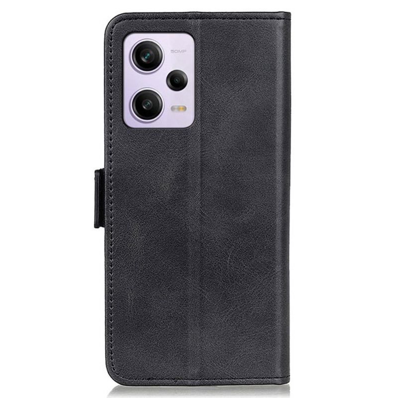 Flip Cover Xiaomi Redmi Note 12 Pro Dobbelt Lås