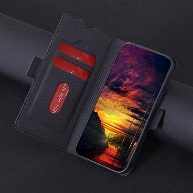 Flip Cover Xiaomi Redmi Note 12 Pro Fin Bicolor