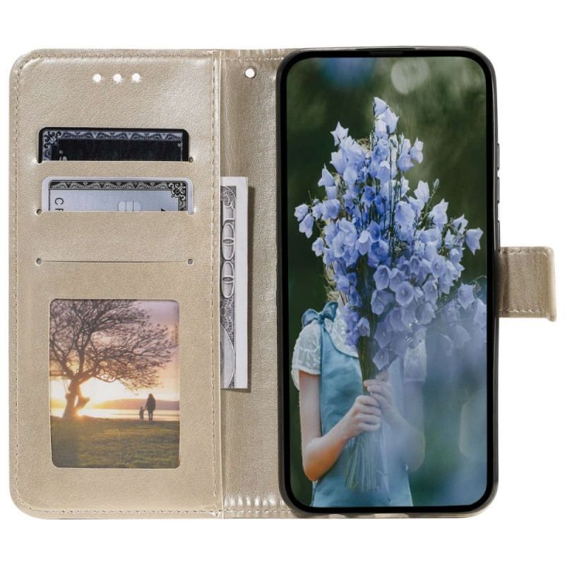 Flip Cover Xiaomi Redmi Note 12 Pro Mandala Sun Med Snor