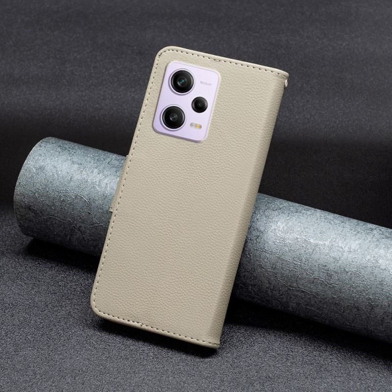 Flip Cover Xiaomi Redmi Note 12 Pro Med Snor Skrå Remlås