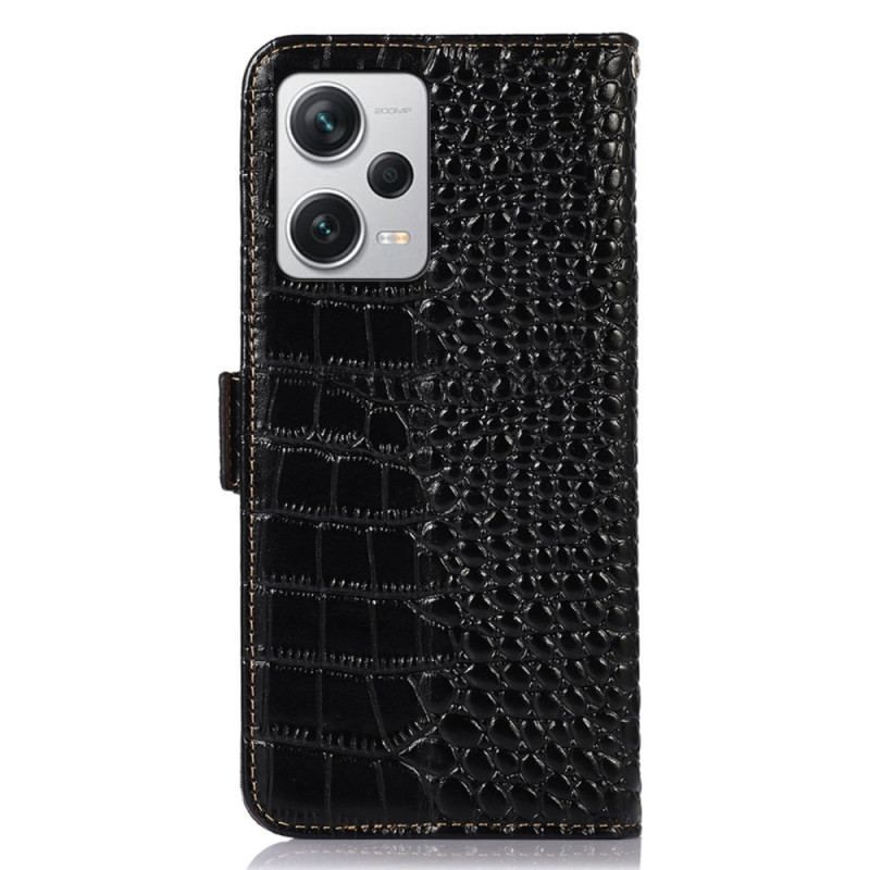 Flip Cover Xiaomi Redmi Note 12 Pro Plus Crocodile Style Rfid