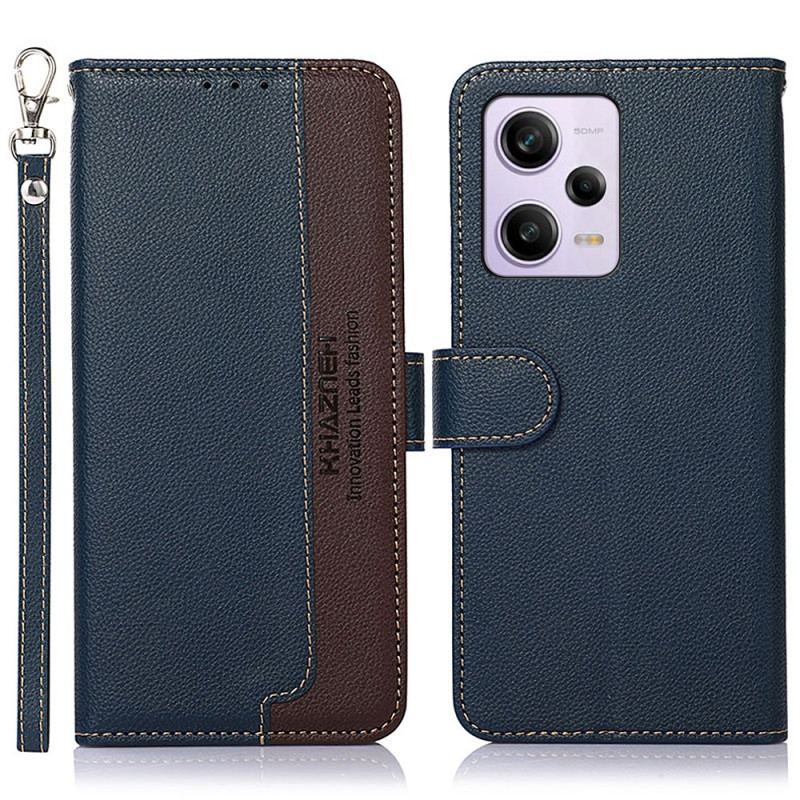 Flip Cover Xiaomi Redmi Note 12 Pro Plus Lychee Style Rfid Khazneh