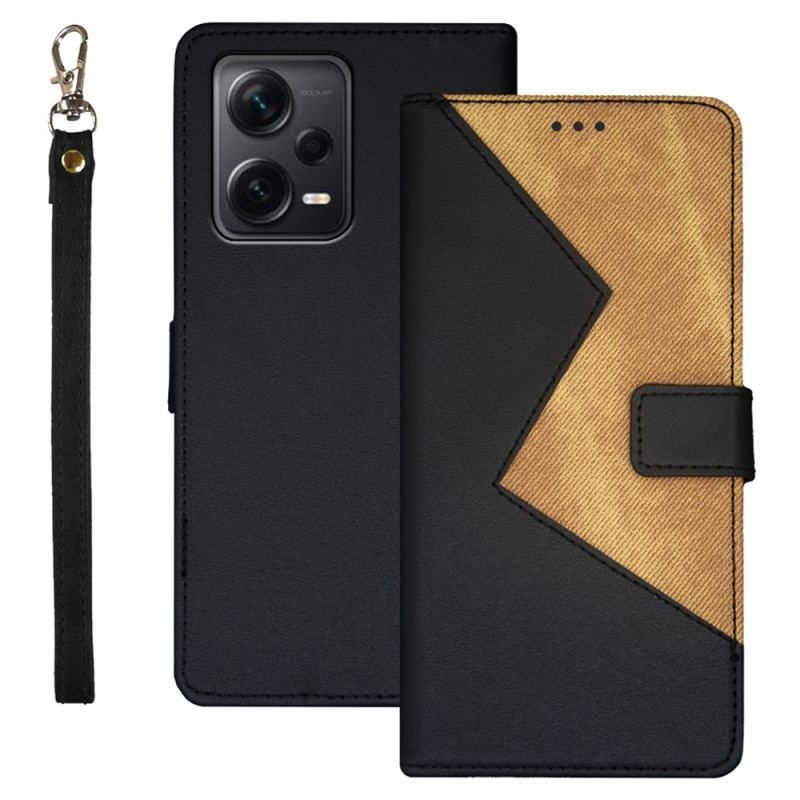 Flip Cover Xiaomi Redmi Note 12 Pro Plus Tofarvet Idewei