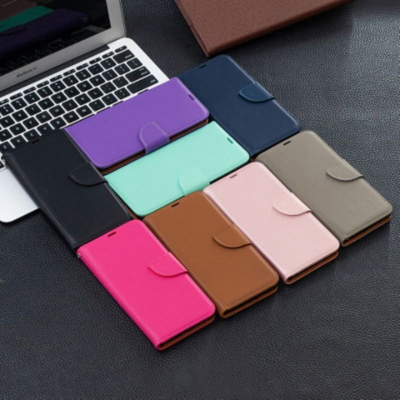 Læder Cover Huawei P50 Flip Cover Litchi Rabat Oblique