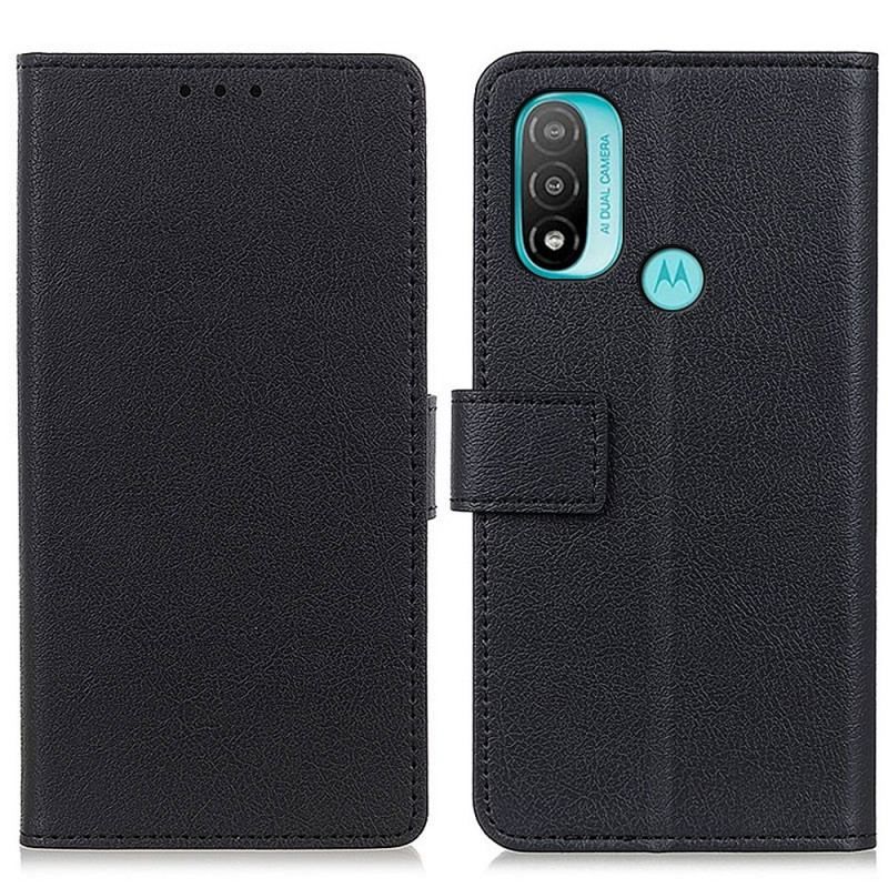 Læder Cover Moto E40 / E30 / E20 Khazneh Classic