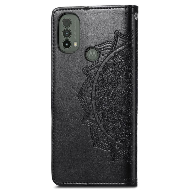 Læder Cover Moto E40 / E30 / E20 Mandala Middelalder