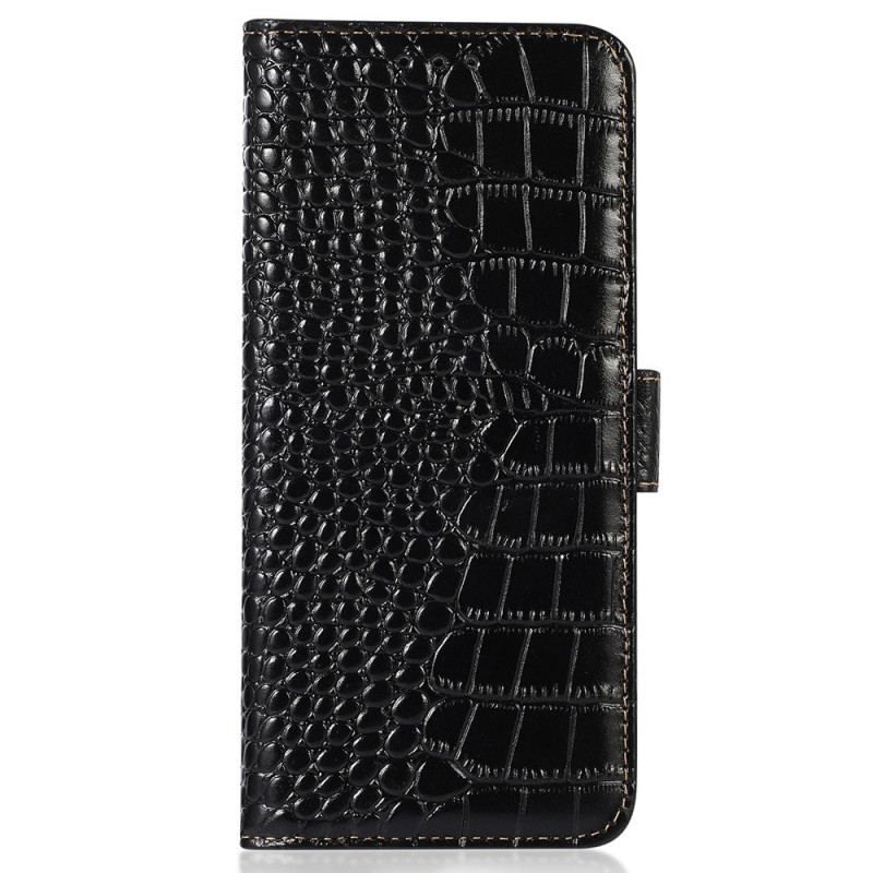 Læder Cover OnePlus 11 5G Crocodile Style Rfid