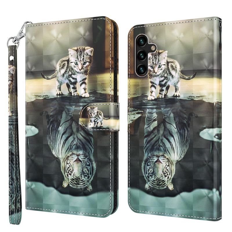Læder Cover Samsung Galaxy A13 5G / A04s Ernest The Tiger