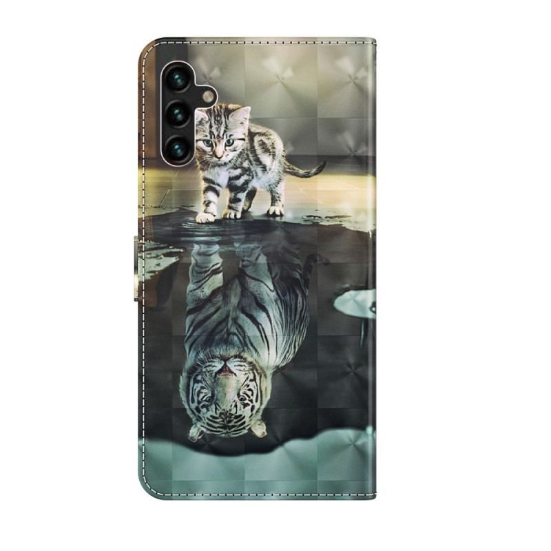 Læder Cover Samsung Galaxy A13 5G / A04s Ernest The Tiger