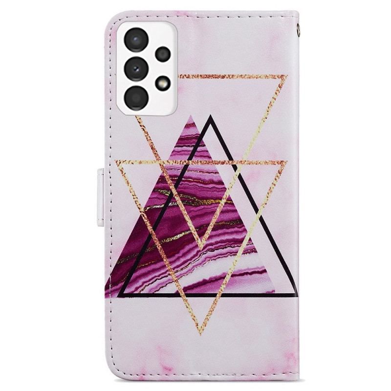 Læder Cover Samsung Galaxy A13 Intens Marmor