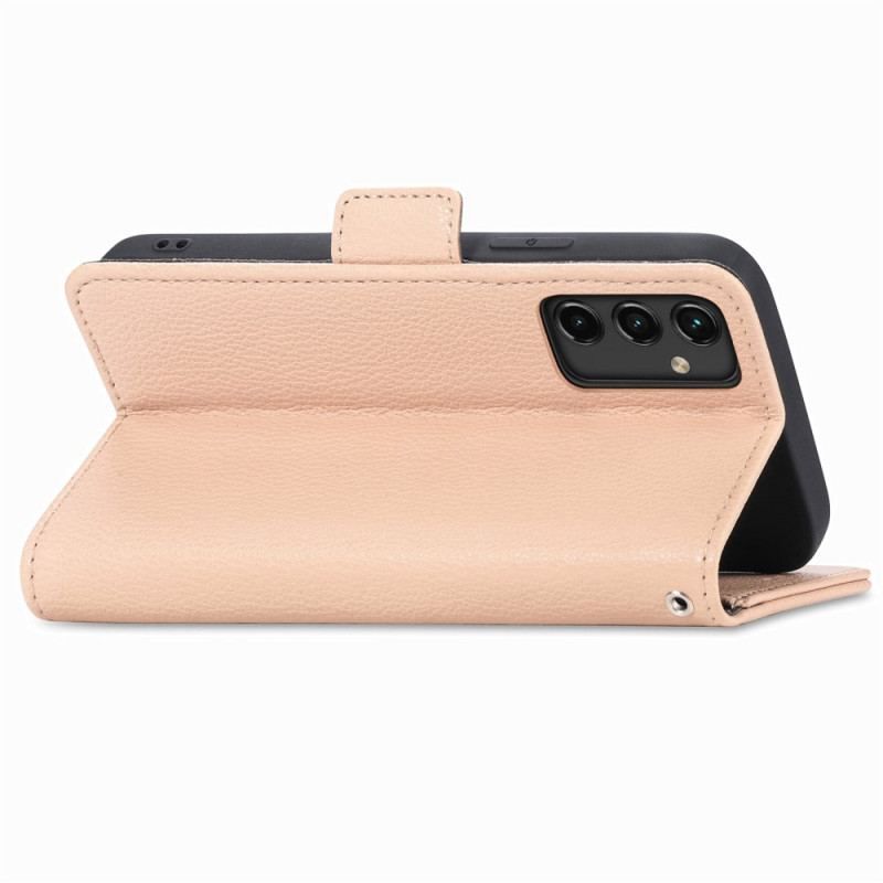 Læder Cover Samsung Galaxy A14 / A14 5G Dekorative Blomster