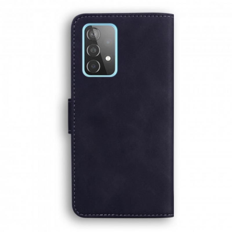 Læder Cover Samsung Galaxy A52 4G / A52 5G / A52s 5G Vintage Couture Læderstil