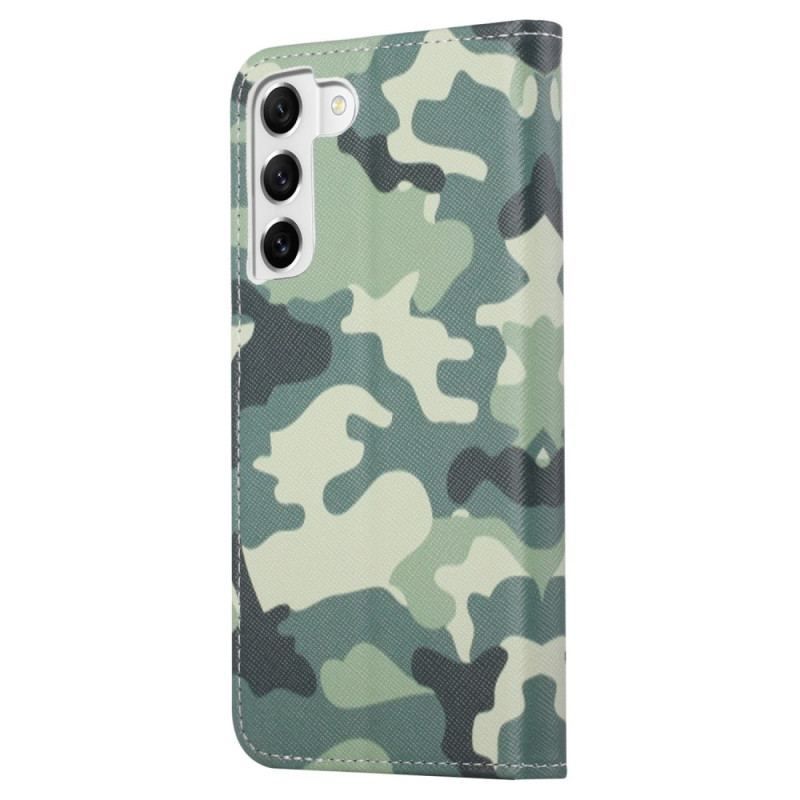 Læder Cover Samsung Galaxy S23 5G Camouflage