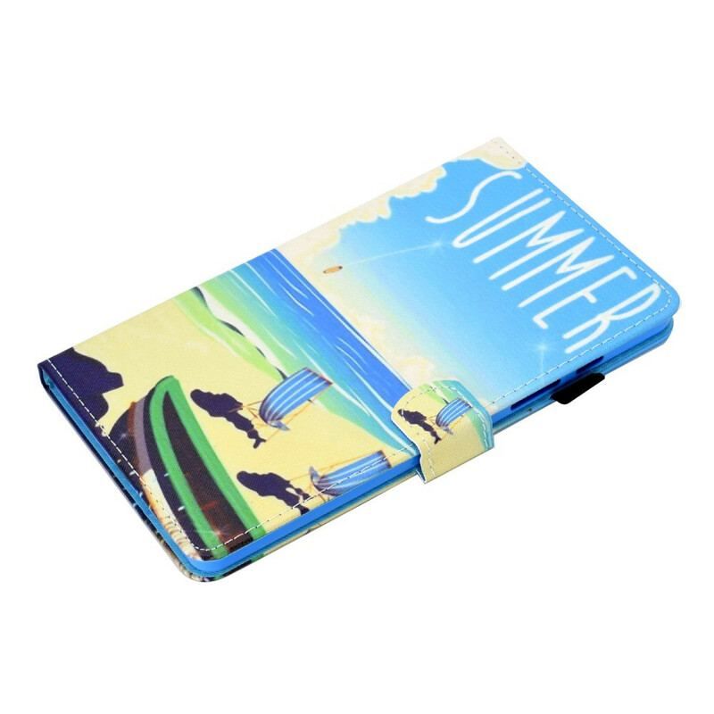 Læder Cover Samsung Galaxy Tab A7 Lite Strand