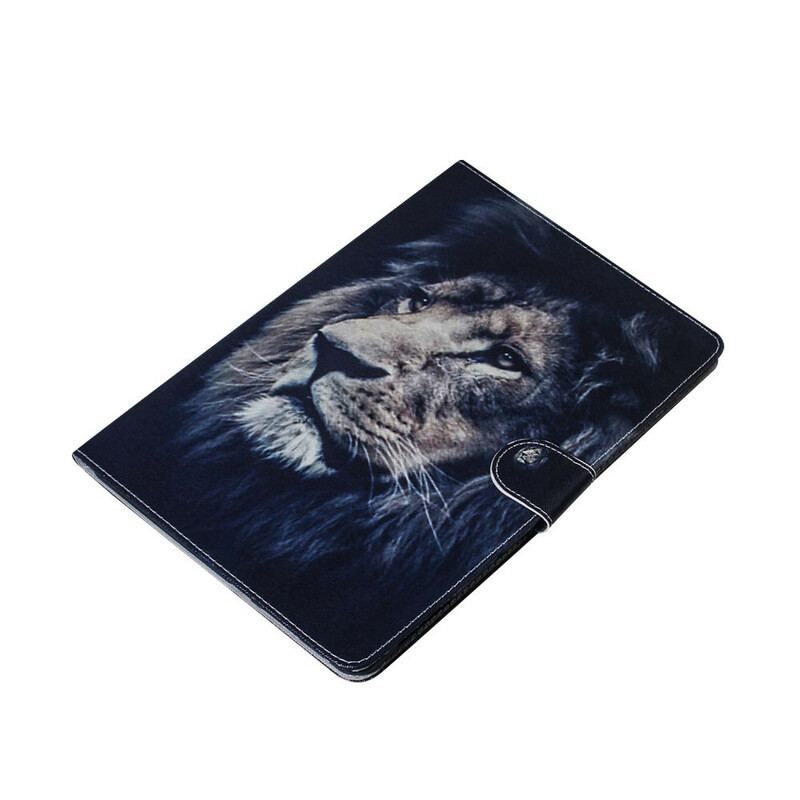 Læder Cover Samsung Galaxy Tab S8 / Tab S7 Løvehoved