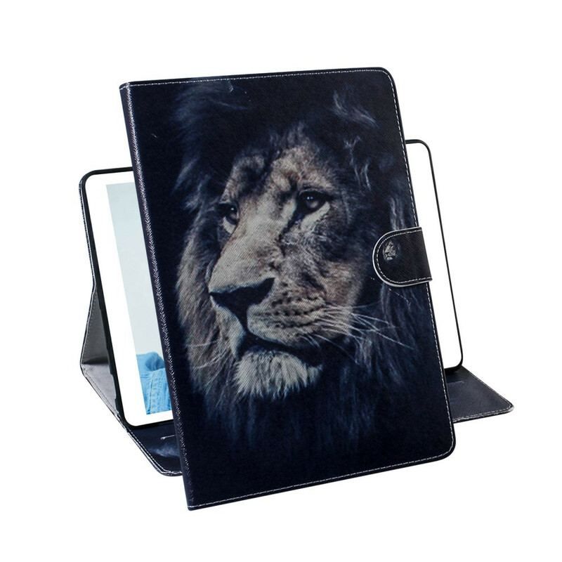 Læder Cover Samsung Galaxy Tab S8 / Tab S7 Løvehoved