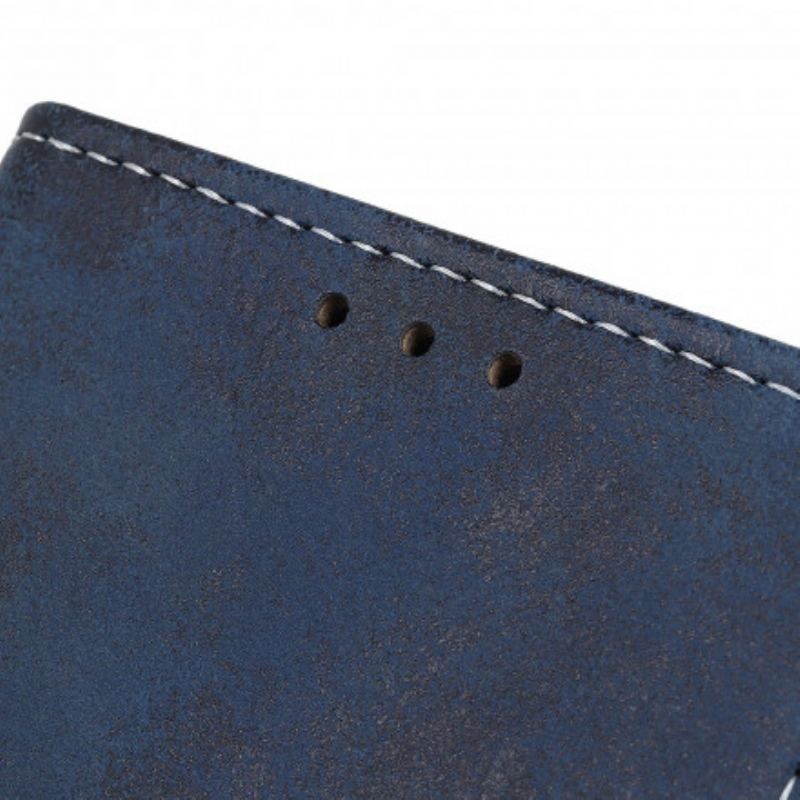 Læder Cover Xiaomi Redmi Note 10 / 10S Vintage Lædereffekt