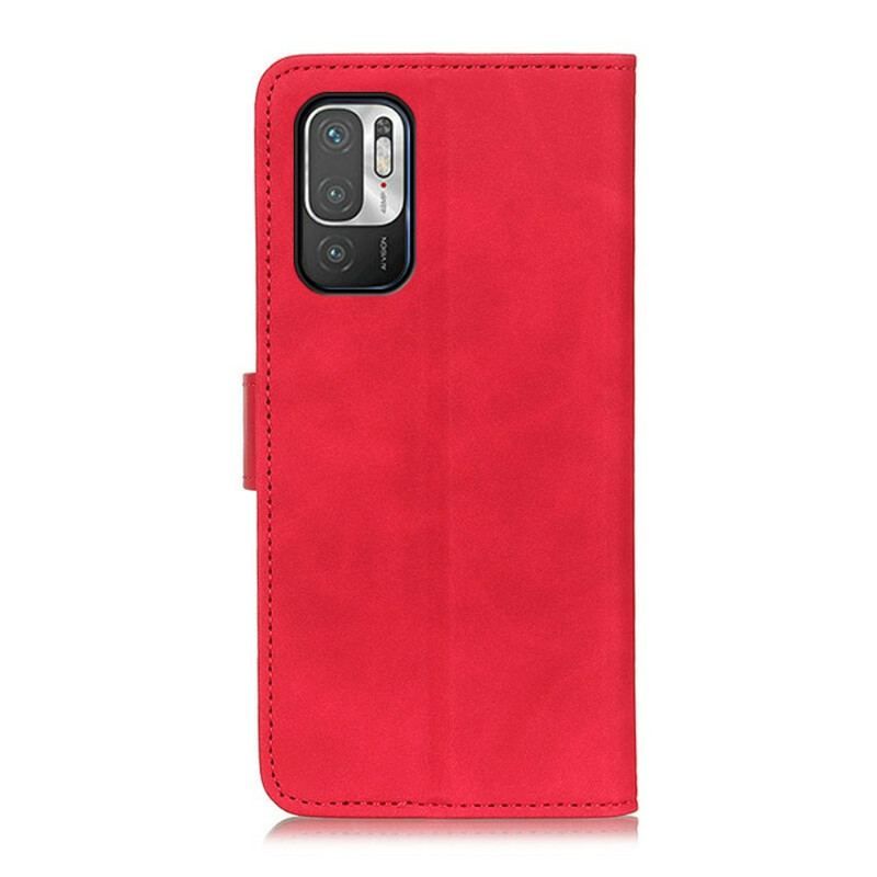 Læder Cover Xiaomi Redmi Note 10 5G Khazneh Lædereffekt