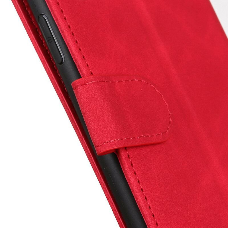 Læder Cover Xiaomi Redmi Note 10 5G Khazneh Lædereffekt