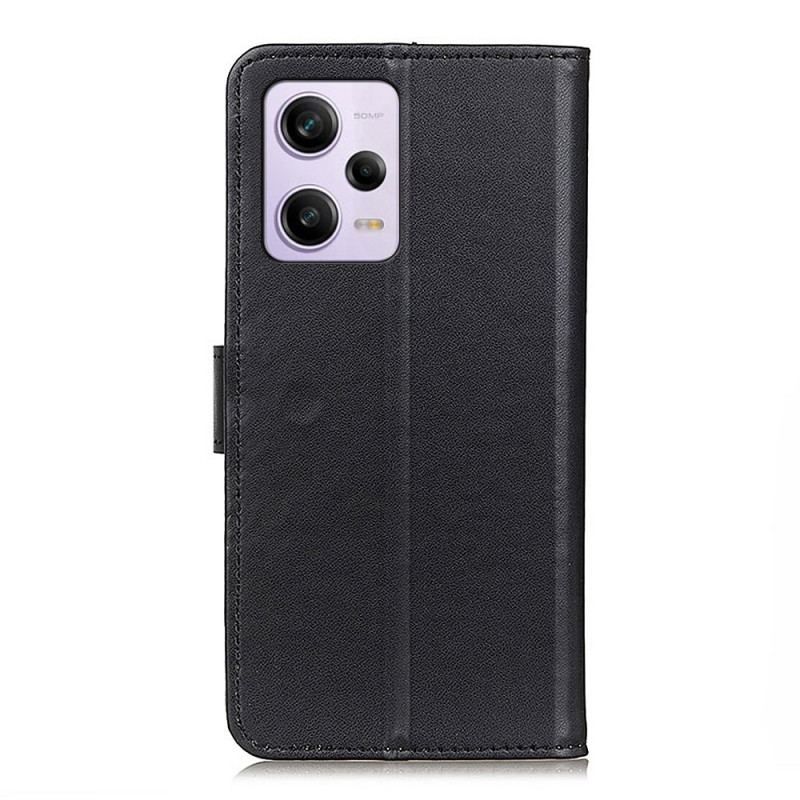 Læder Cover Xiaomi Redmi Note 12 Pro Skind