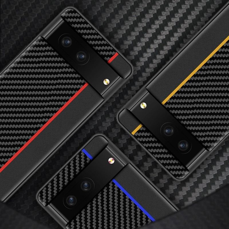 Mobilcover Google Pixel 7 Carbon Fiber Line