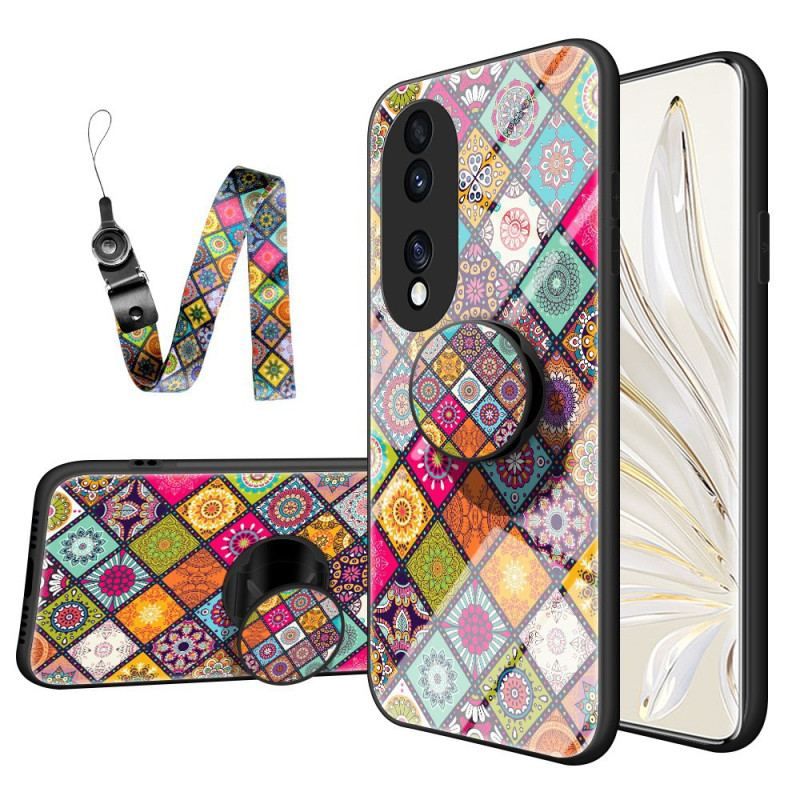 Mobilcover Honor 70 Patchwork