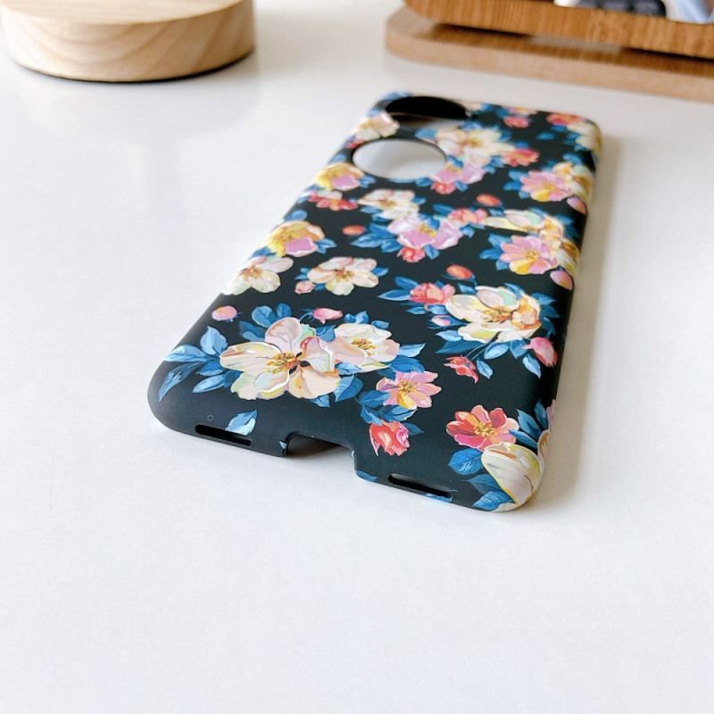 Mobilcover Huawei P50 Pocket Blomster