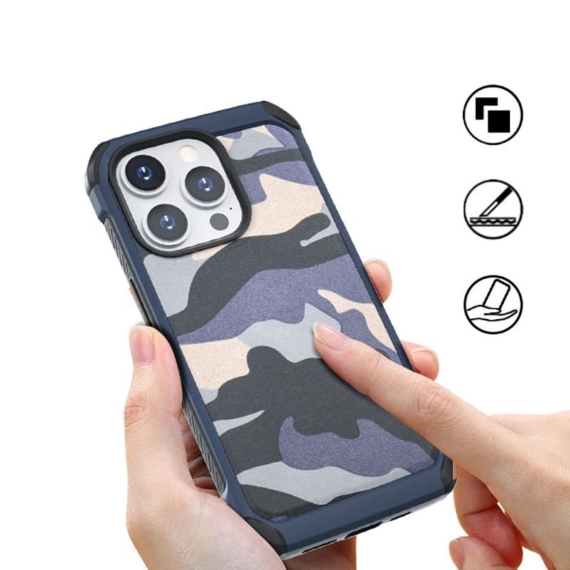Mobilcover iPhone 14 Pro Forstærket Camouflage