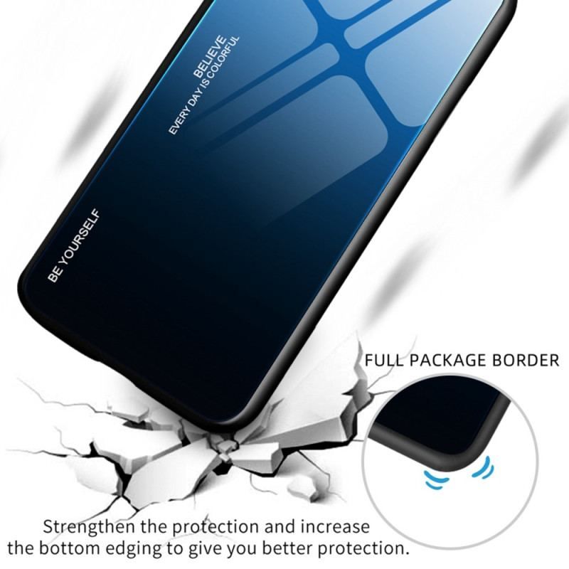 Mobilcover iPhone 14 Pro Hærdet Glas Vær Dig Selv
