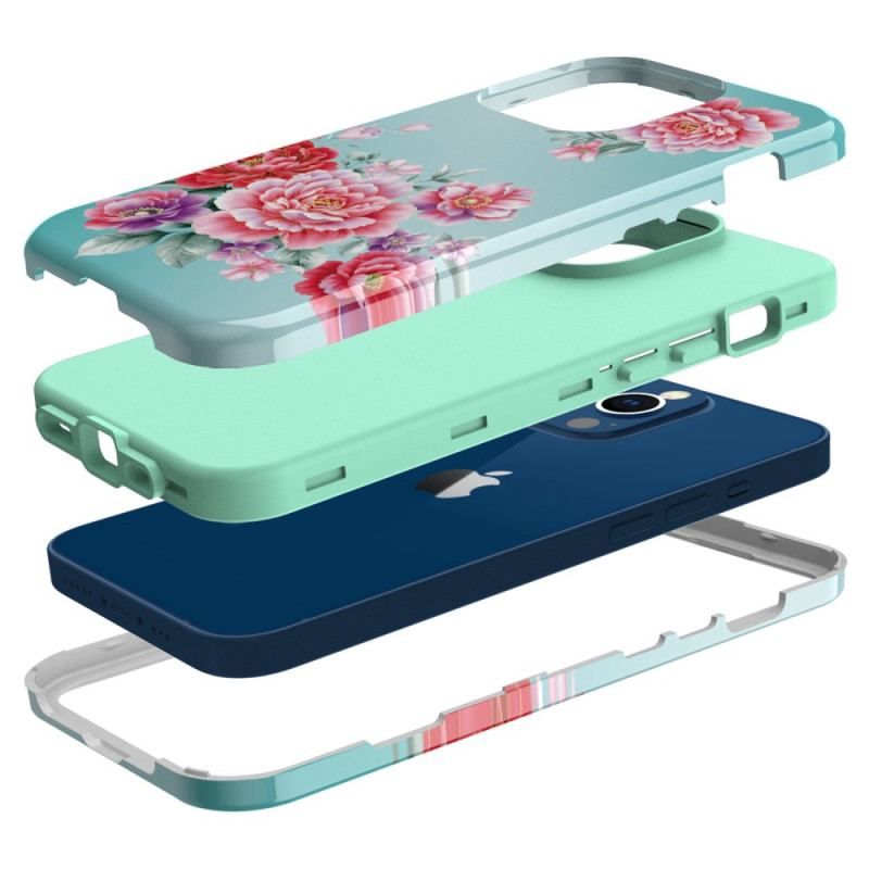 Mobilcover iPhone 14 Pro Max Vintage Blomster