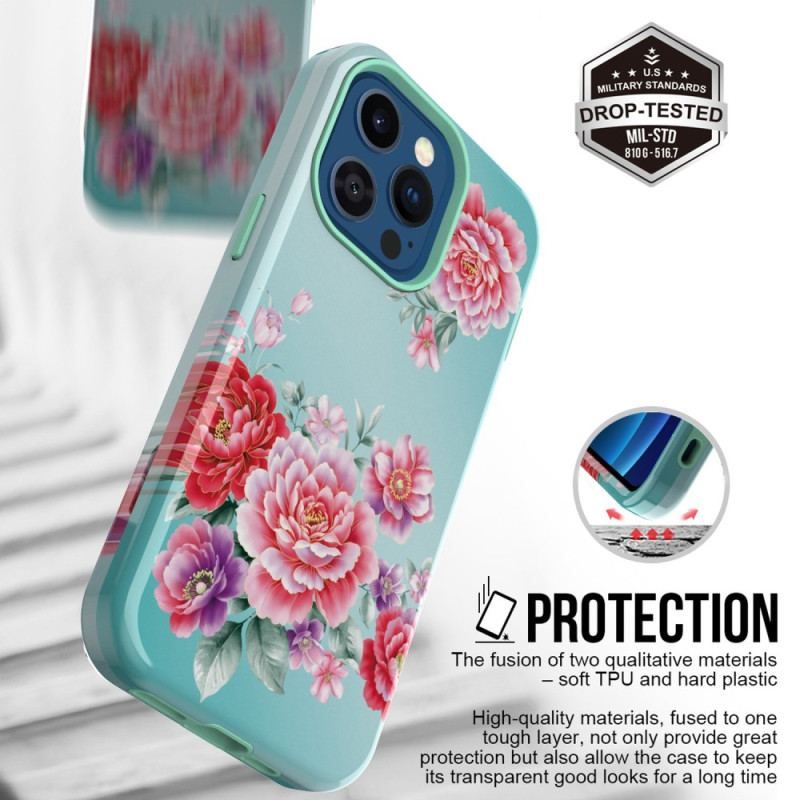 Mobilcover iPhone 14 Pro Max Vintage Blomster
