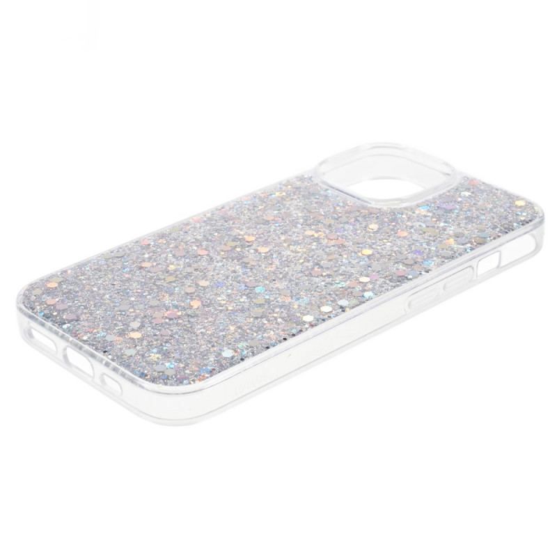 Mobilcover iPhone 15 Plus Glitter