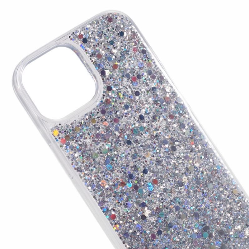 Mobilcover iPhone 15 Plus Glitter