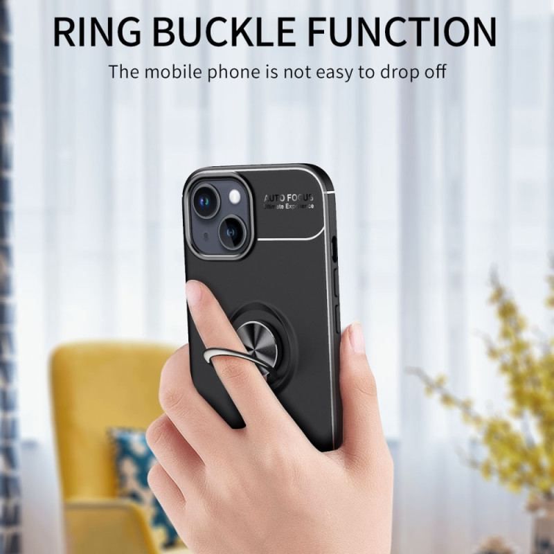 Mobilcover iPhone 15 Plus Roterende Ring