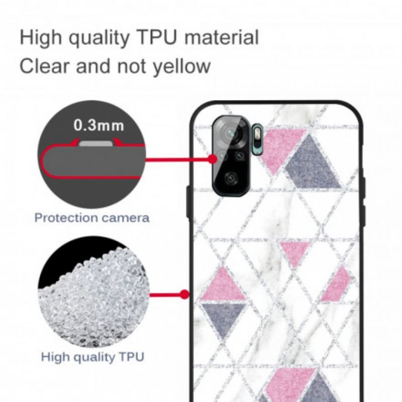 Mobilcover Poco M5s Glitter Marmor