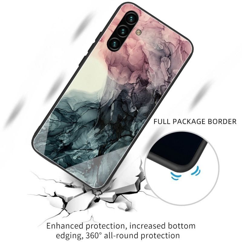 Mobilcover Samsung Galaxy A13 5G / A04s Marmor Hærdet Glas