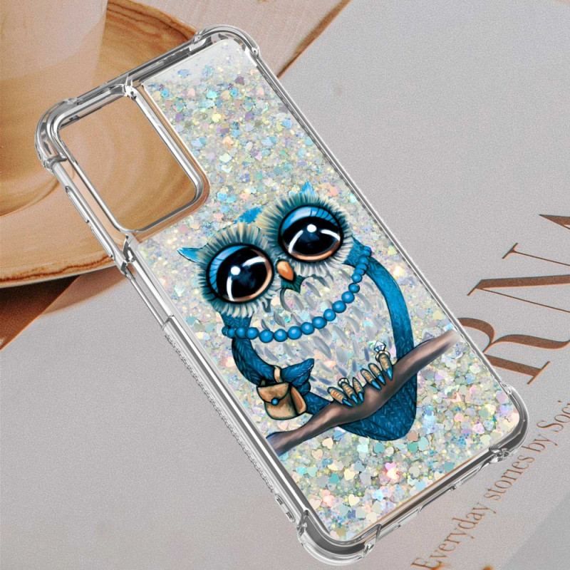 Mobilcover Samsung Galaxy A13 Miss Owl Pailletter