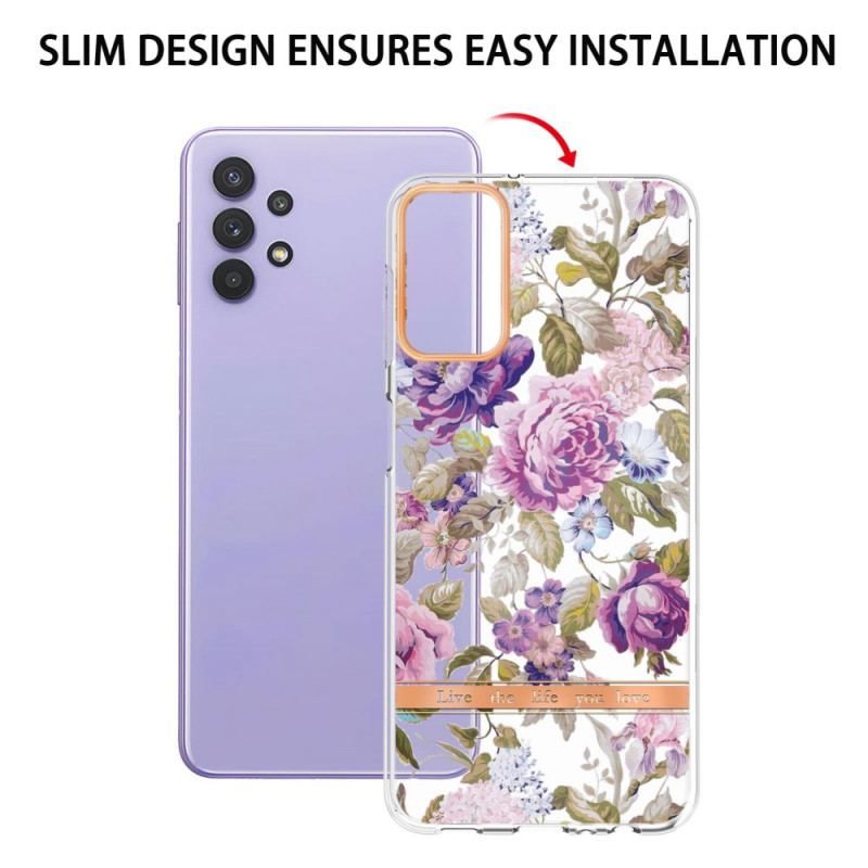 Mobilcover Samsung Galaxy A13 Sømløs Blomster
