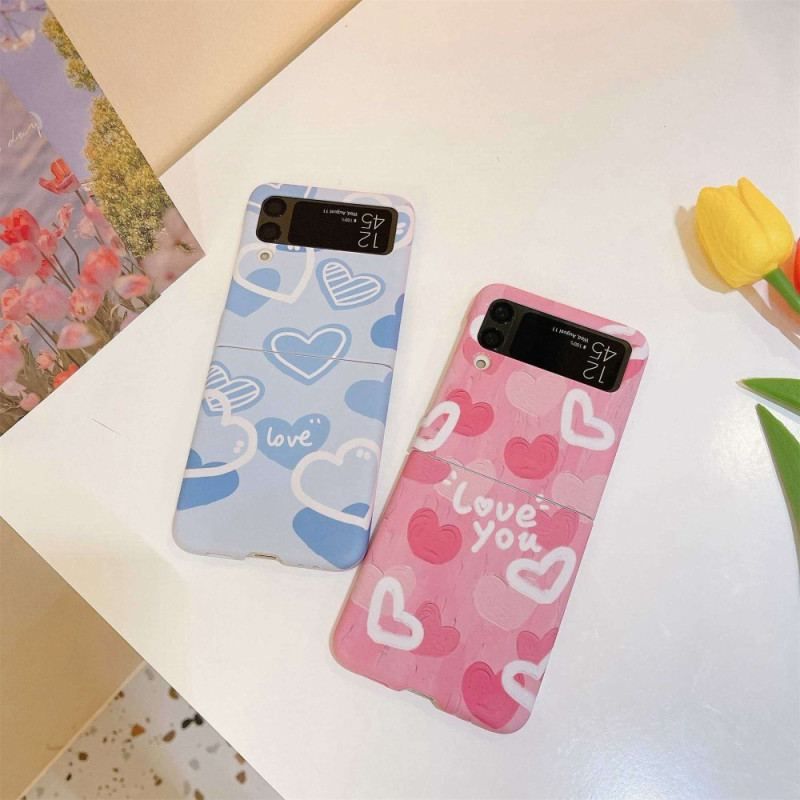 Mobilcover Samsung Galaxy Z Flip 4 Flip Cover Elsker Blomster