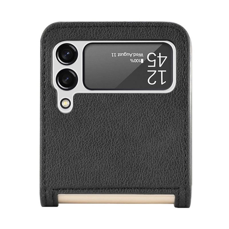 Mobilcover Samsung Galaxy Z Flip 4 Flip Cover Style Litchi Læder Kortholder