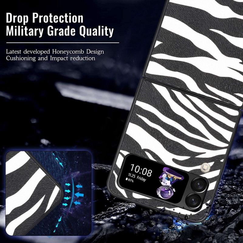 Mobilcover Samsung Galaxy Z Flip 4 Flip Cover Zebra