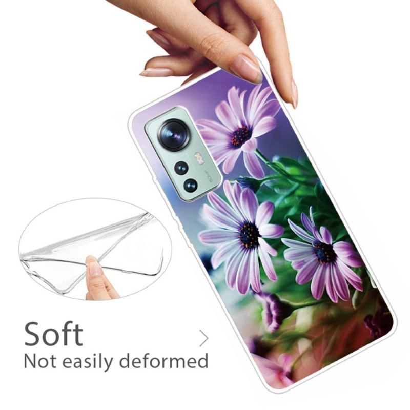 Mobilcover Xiaomi 12 / 12X Realistiske Blomster