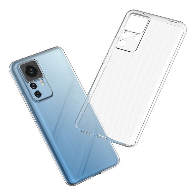 Mobilcover Xiaomi 12T / 12T Pro Gennemsigtig Fleksibel Silikone